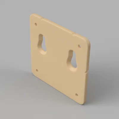 Tấm VESA 75x75mm cố định (Vesa mount plate 75x75mm fixed)