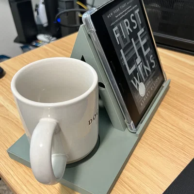 Giá Đỡ Sách Đa Năng Tích Hợp Khay Để Cốc Và Ngăn Kéo