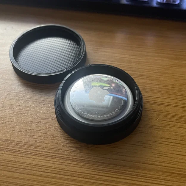 Hộp đựng Apple AirTag dạng nắp vặn bằng in 3D nhỏ gọn - Image 1