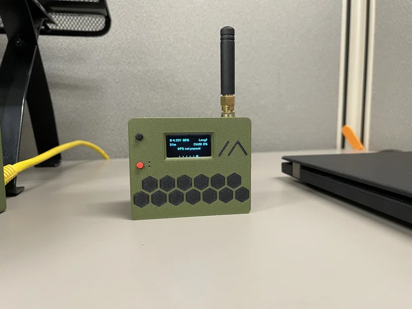 Case Heltec v3 dùng 1 pin 18650 cho Meshtastic - Image 1