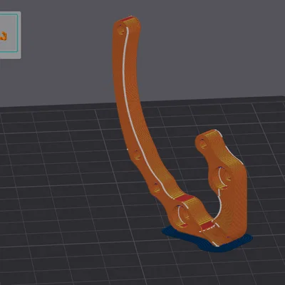 Giá đỡ filament sensor cho K1C (K1C Filament sensor holder)