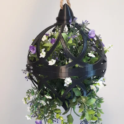 Chậu Treo Hình Cầu (Dành cho cây giả hoặc succulent)