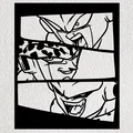 Mô hình tranh treo tường 3D các phản diện Dragon Ball Z siêu ngầu - Thumbnail 1