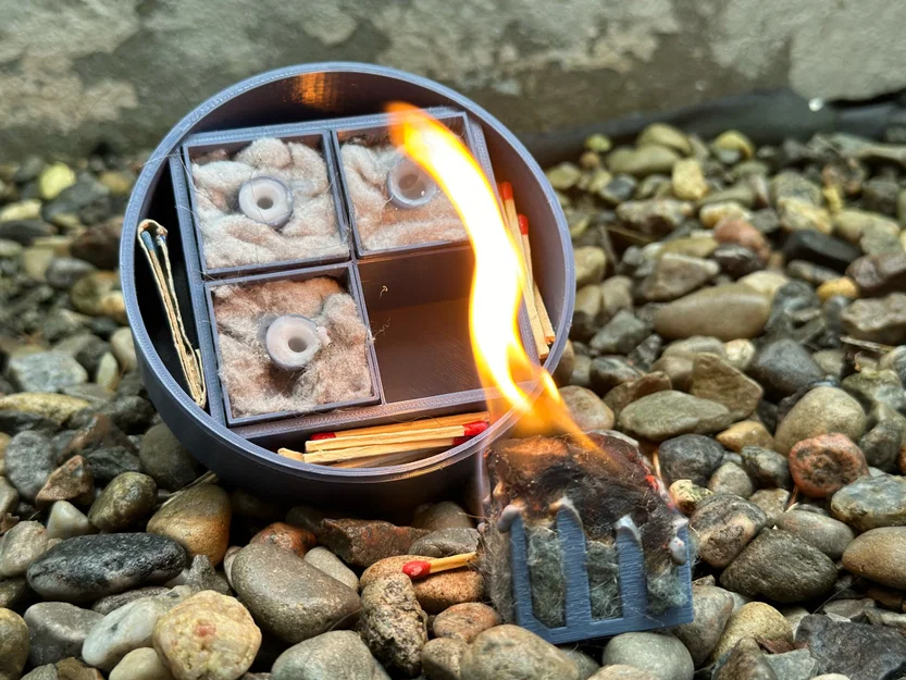 FireCube - Bộ Nhóm Lửa In 3D (3D Printed Firestarter)! - Image 1