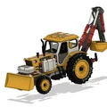 Máy Kéo Thời Liên Xô Màu Vàng Kèm Tay Đào (Backhoe) - Thumbnail 4
