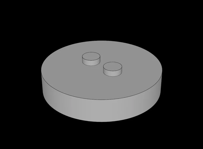 Mô hình gạch Lego tròn 4x4 (18605) - Linh kiện 3D tương thích cao - Image 1