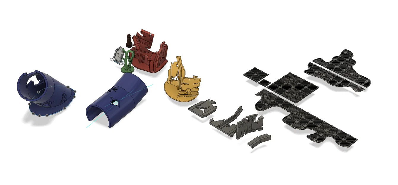 Bộ 18 Mô Hình Địa Hình Đổ Nát Rubble Terrain Cho Wargame Sci-Fi - Image 2