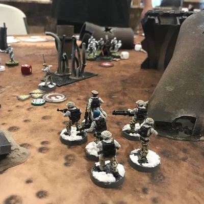 Bộ 18 Mô Hình Địa Hình Đổ Nát Rubble Terrain Cho Wargame Sci-Fi