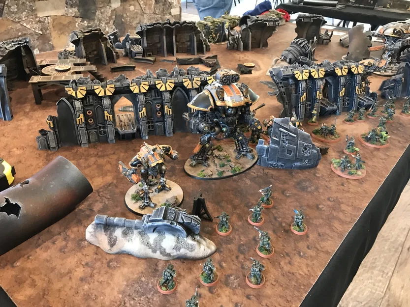 Bộ 18 Mô Hình Địa Hình Đổ Nát Rubble Terrain Cho Wargame Sci-Fi - Image 7