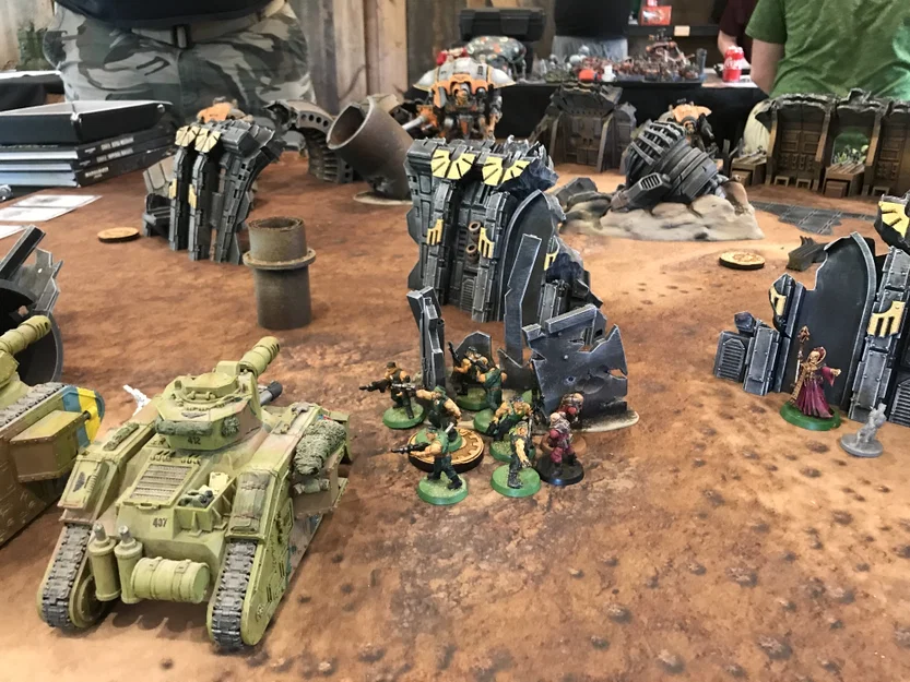 Bộ 18 Mô Hình Địa Hình Đổ Nát Rubble Terrain Cho Wargame Sci-Fi - Image 9