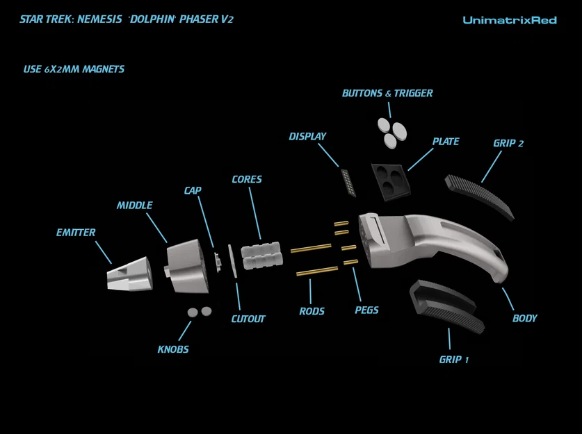 Star Trek: Nemesis Dolphin Phaser V2 - Image 2