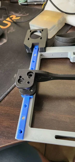 Rail MGN9C và guide block in 3D (tạm cho Rook MK1) - Image 3