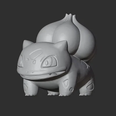 Mô hình 3D Pokemon Bulbasaur sắc nét – Tải file STL miễn phí