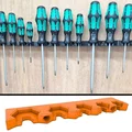Giá treo/Organizer tường cho tua vít Wera Kraftform (3D printed) - Thumbnail 1
