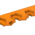 Giá treo/Organizer tường cho tua vít Wera Kraftform (3D printed) - Thumbnail 2