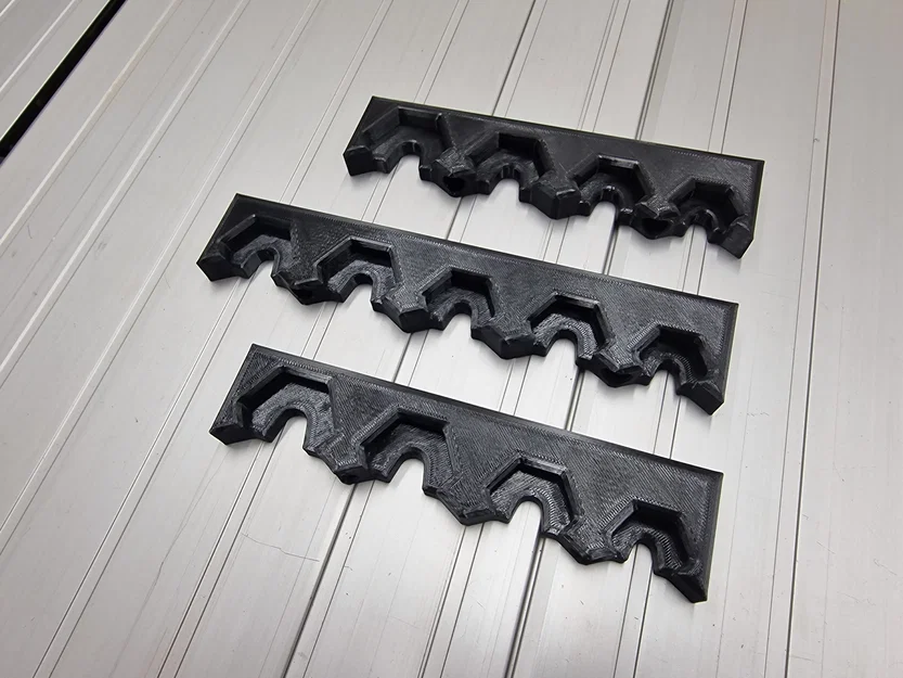 Giá treo/Organizer tường cho tua vít Wera Kraftform (3D printed) - Image 5