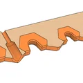 Giá treo/Organizer tường cho tua vít Wera Kraftform (3D printed) - Thumbnail 12