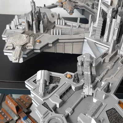 Mô hình tàu Vanir Cruiser 3D bổ trợ cho dự án Atlantis