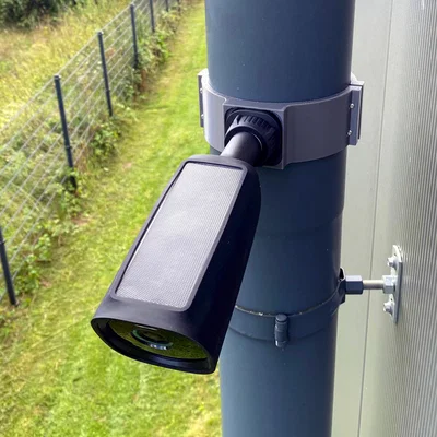 Ngàm gắn camera Eufy cho ống thoát nước mưa 120mm (Fallrohr-Halter)