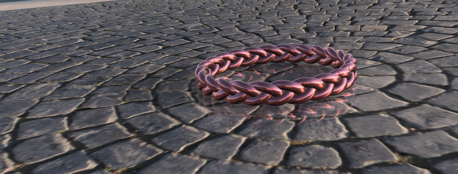 Mẫu vòng tay đan mắt xích thời trang in 3D độc đáo - Image 1