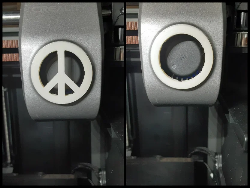 Vòng chắn bảo vệ quạt hotend cho máy in Creality K1/K1C - Image 1