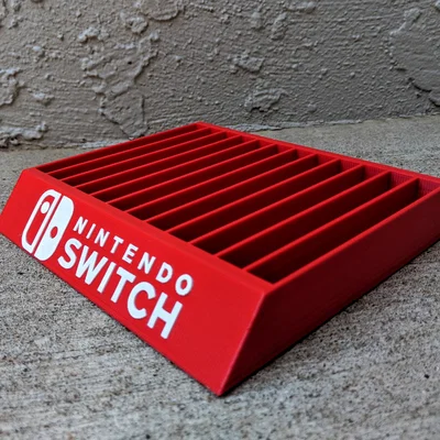 Khay Đựng 12 Băng Game Nintendo Switch In 3D Đẹp Mắt