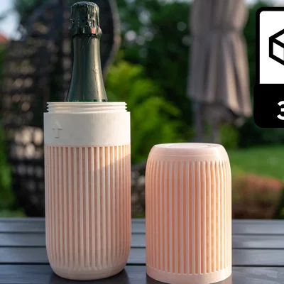 Hộp Đựng Chai Rượu Vang 750ml - Thiết Kế 3D Tinh Tế, Bền Bỉ