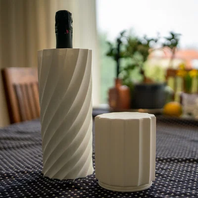 Vỏ đựng rượu vang thiết kế xoắn ốc sang trọng (Spiral wine case)