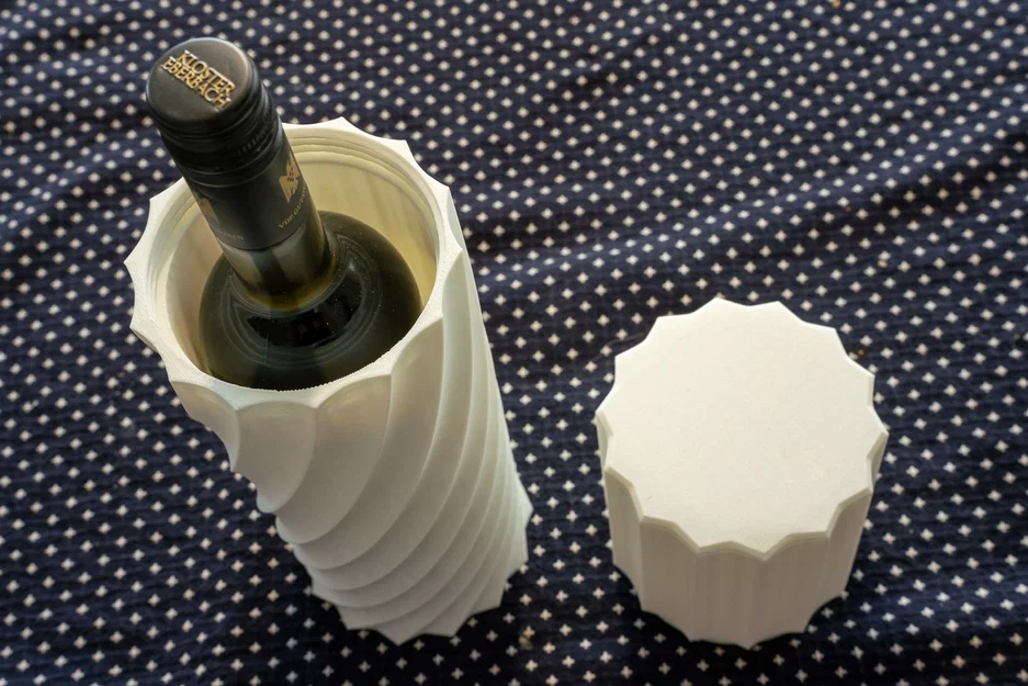 Vỏ đựng rượu vang thiết kế xoắn ốc sang trọng (Spiral wine case) - Image 5