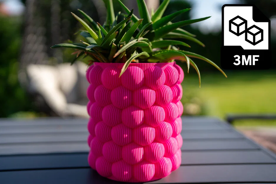 Bình hoa Bubbly Vase thiết kế 3D độc đáo trang trí không gian sống - Image 1