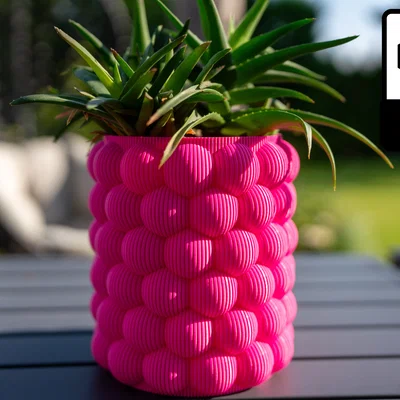 Bình hoa Bubbly Vase thiết kế 3D độc đáo trang trí không gian sống