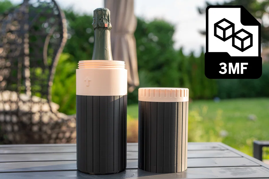 Hộp Đựng Rượu Vang In 3D Độc Đáo Cho Chai 750ml - Image 1