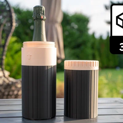 Hộp Đựng Rượu Vang In 3D Độc Đáo Cho Chai 750ml