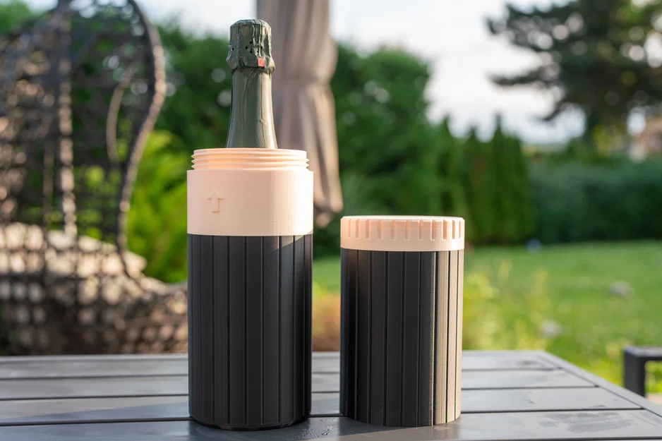 Hộp Đựng Rượu Vang In 3D Độc Đáo Cho Chai 750ml - Image 2