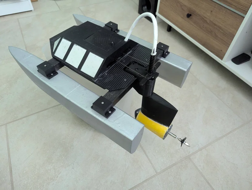 SeaRescue Catamaran – Thuyền RC in 3D đa dụng cho cứu hộ (Catamaran) - Image 4