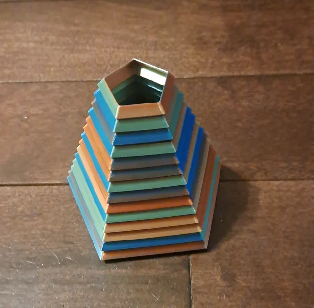 Fidget Pentagon – Ngũ giác telescoping print-in-place - Image 2