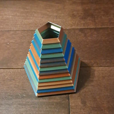 Fidget Pentagon – Ngũ giác telescoping print-in-place