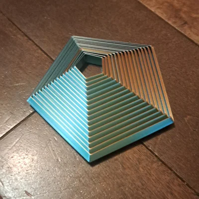 Fidget Pentagon – Ngũ giác telescoping print-in-place