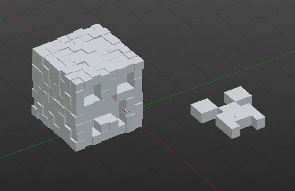 Đầu nhân vật Creeper phong cách pixel cho mô hình Dummy 13 - Image 1