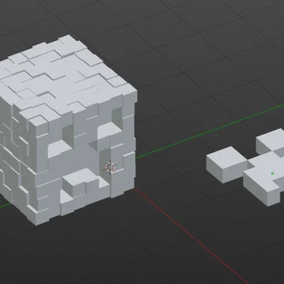 Đầu nhân vật Creeper phong cách pixel cho mô hình Dummy 13