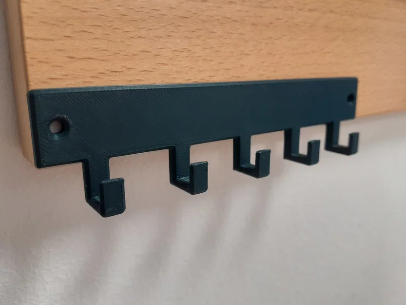 Giá treo chìa khóa 5 vị trí in 3D tiện lợi cho mọi gia đình - Image 1