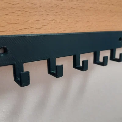 Giá treo chìa khóa 5 vị trí in 3D tiện lợi cho mọi gia đình