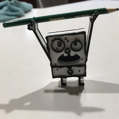 Ống cắm bút chì hình Doodlebob