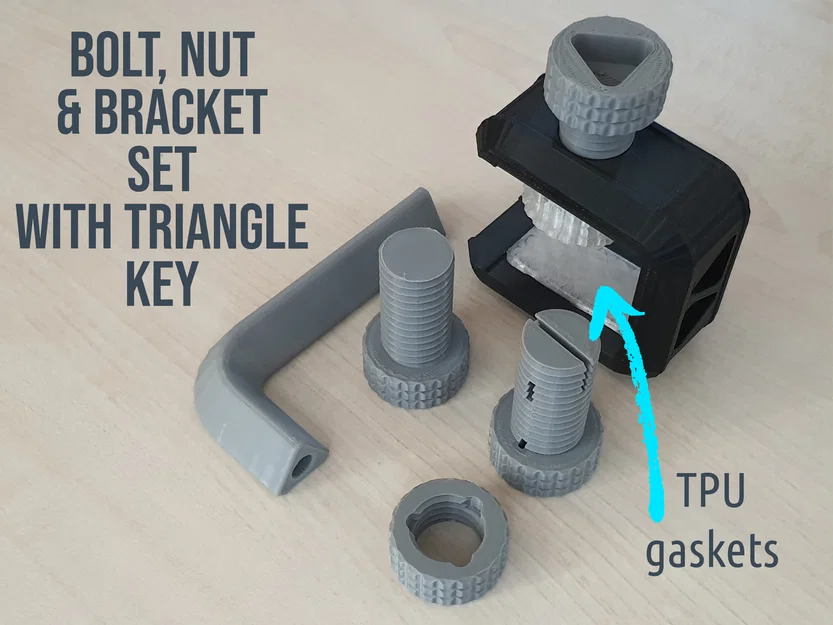 Bộ Vít, Đai Ốc và Kẹp Đa Năng (Bolt, Nut & Bracket SET) Cho Mọi Dự Án - Image 1