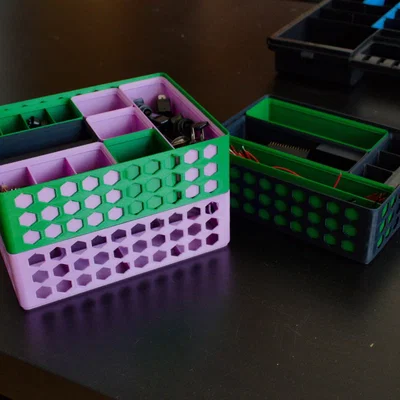 Gridfinity Baseplate Basket [PARAMETRIC] – Giỏ baseplate cho bin Gridfinity