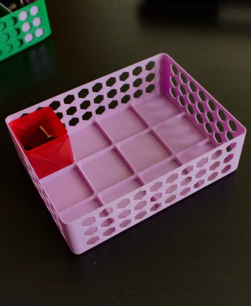 Gridfinity Baseplate Basket [PARAMETRIC] – Giỏ baseplate cho bin Gridfinity - Image 3