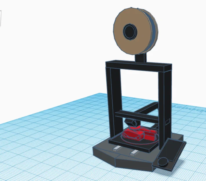 Ender 3 V3 SE (Model Tinkercad) - Image 1