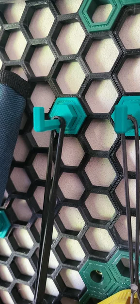 Bộ Phụ Kiện Tường Treo Honeycomb Storage Wall - In 3D Tiện Lợi - Image 2