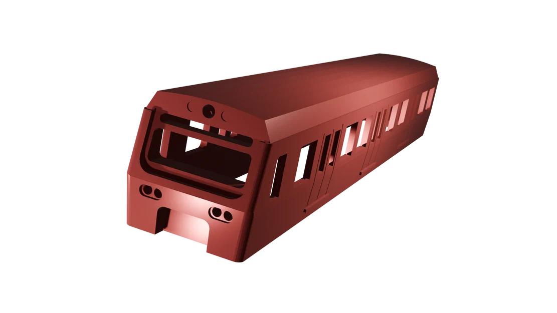 Mô hình tàu điện S-train thế hệ thứ 3 - File in 3D độc đáo - Image 1