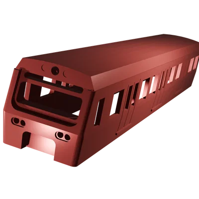 Mô hình tàu điện S-train thế hệ thứ 3 - File in 3D độc đáo
